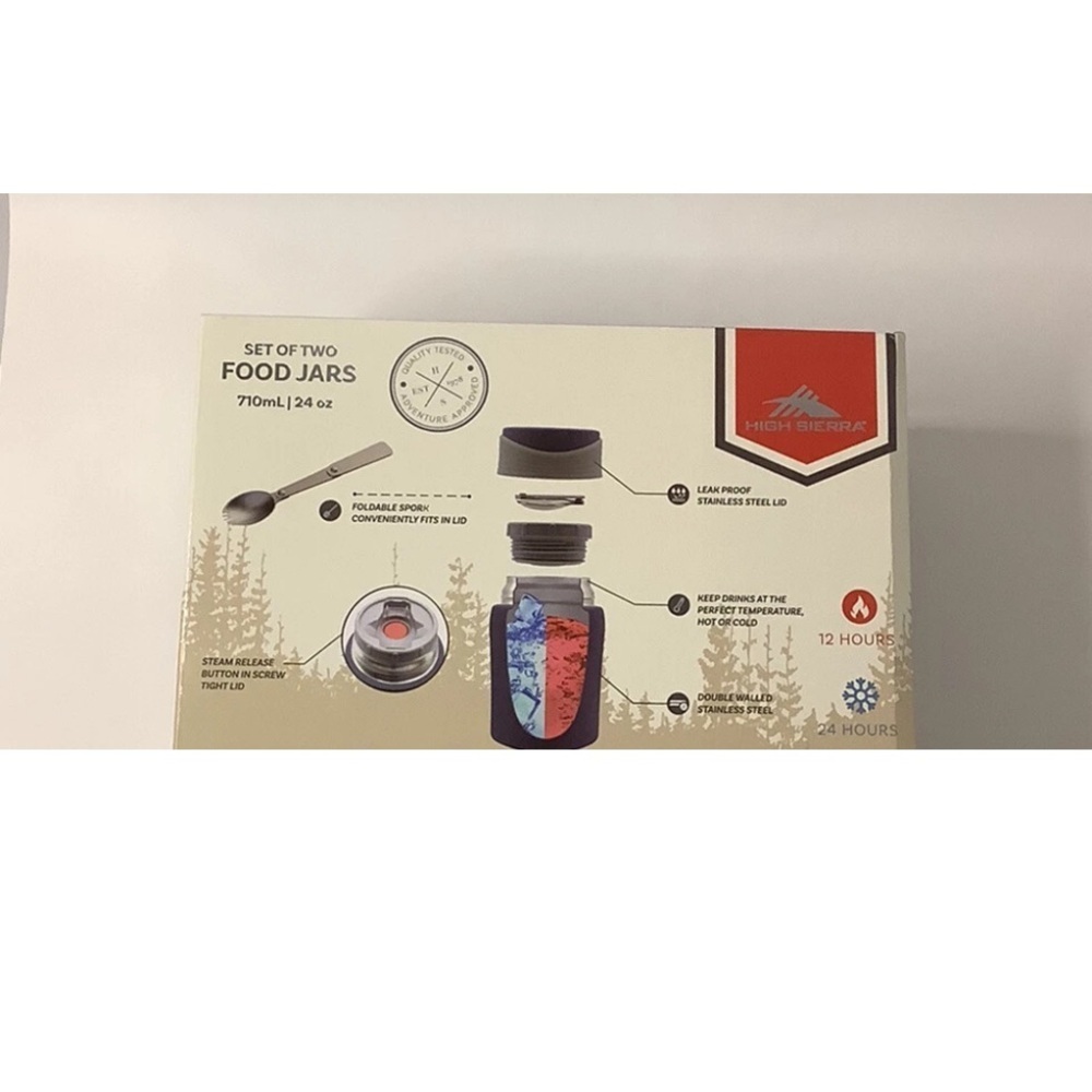 High Sierra Blue and Gray Food Storage Container - Picture 3 of 4